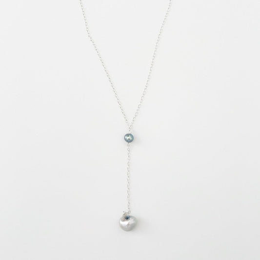 Blue & Metallic Lariat