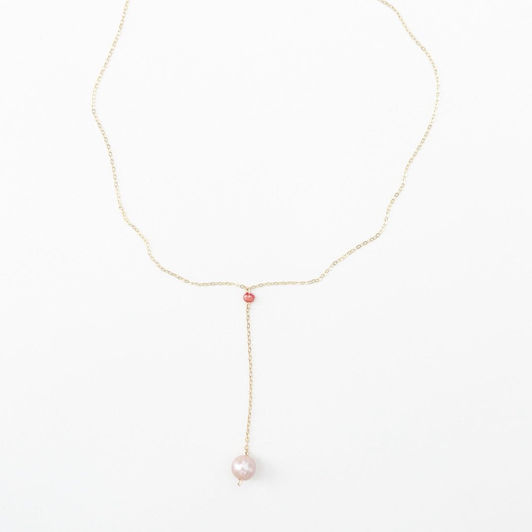 Champagne & Orange Lariat